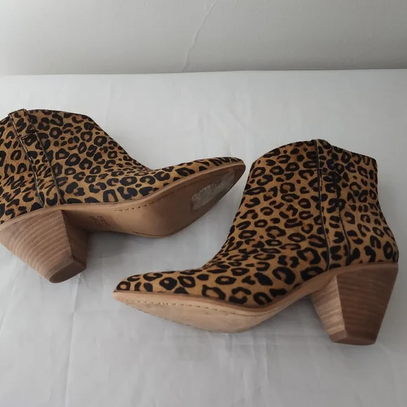 Frye & Co. Leopard Print Ankle Boots - Picture 4 of 7